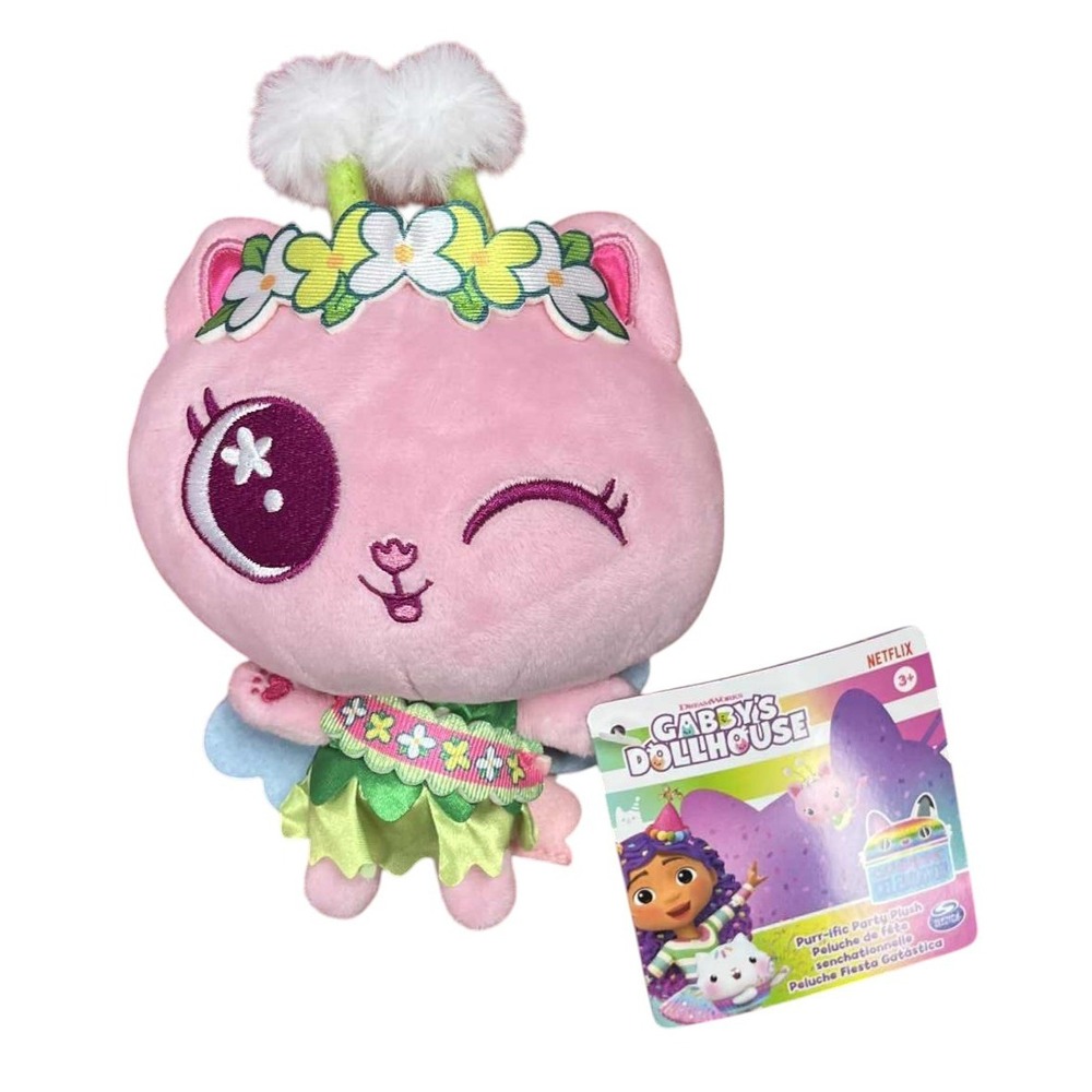 Spin Master Gabby's Dollhouse Purr-ific Party Kitty Fairy Plush - DT